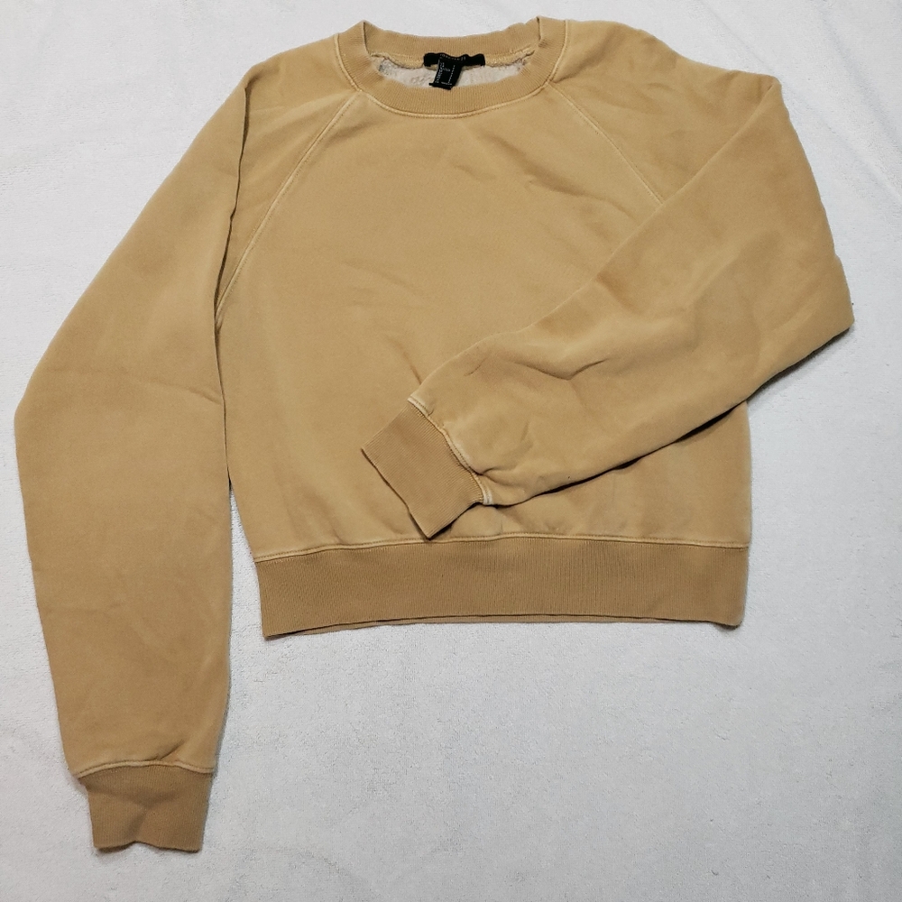 Forever 21 Gold Crewneck Sweatshirt